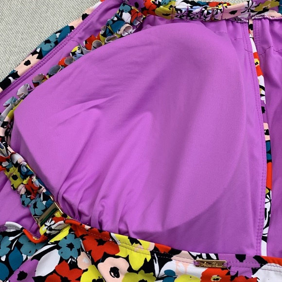 Anne Cole Signature Women Plus Size High-Neck One-Piece Swimsuit Size 18W - Picture 5 of 10